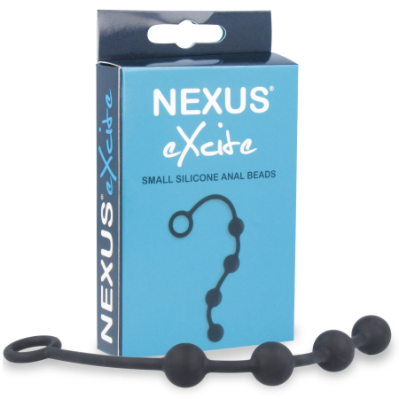 Анальні кульки Nexus Excite Small Anal Beads, силікон, макс. діаметр 2 см - фото №3