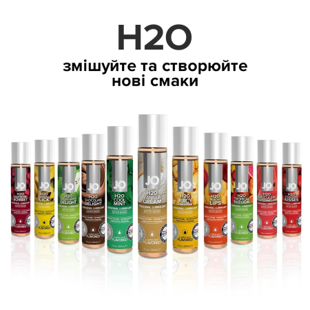 Змазка на водній основі JO H2O — Vanilla Cream (120 мл) без цукру, рослинний гліцерин - фото №5