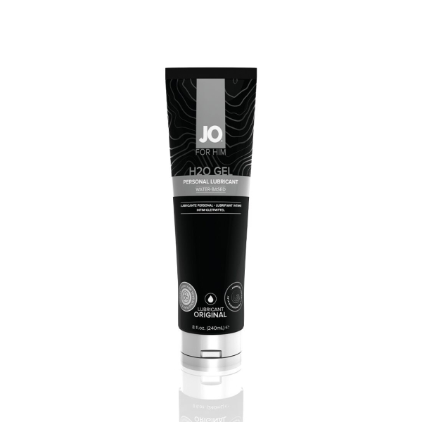 Густа змазка на водній основі JO H2O GEL — ORIGINAL (240 мл), рослинний гліцерин - фото