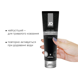 Густа змазка на водній основі JO H2O GEL — ORIGINAL (240 мл), рослинний гліцерин - - фото №2
