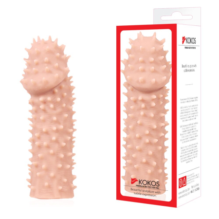 Насадка на член Kokos Extreme Sleeve ES.07 розмір M, потовщувальна, стимуляція точки G - фото №5