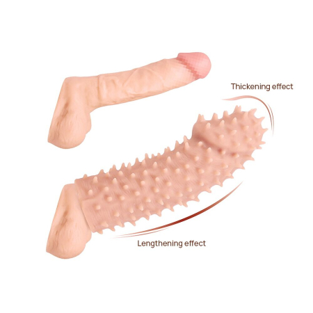 Насадка на член Kokos Extreme Sleeve ES.07 розмір M, потовщувальна, стимуляція точки G - фото №2