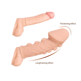 Насадка на член Kokos Extreme Sleeve ES.09 розмір M, потовщуюча, стимулюючий рельєф - - фото №2