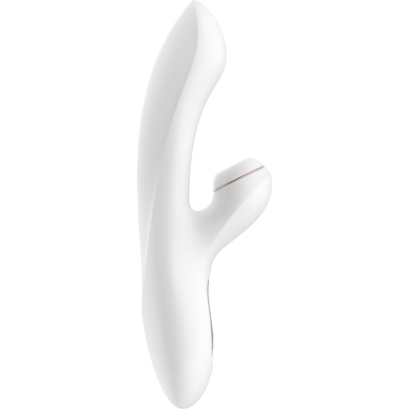 Вакуумний вібратор-кролик Satisfyer Pro Plus G-Spot Rabbit, перший кролик із вакуумом та вібрацією - фото №2