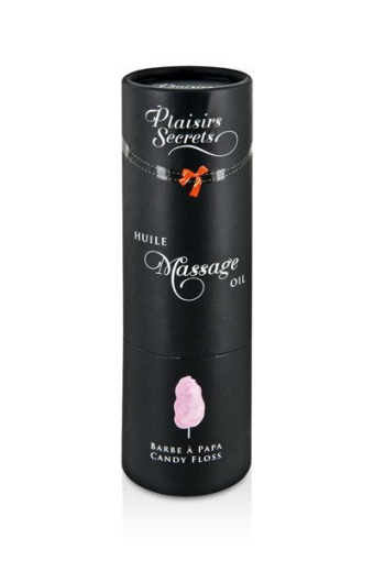 Масажна олія Plaisirs secrets Candy Floss (59 мл) з афродизіаками, їстівна, подарункове паковання - фото №3