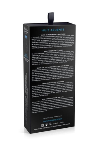 Збуджувальний крем для пеніса Plaisirs Secrets Nuit Ardente (60 мл), можна для клітора - фото №3
