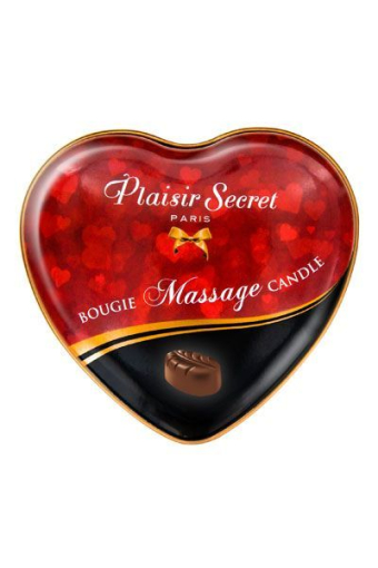 Масажна свічка-серце Plaisirs Secrets Chocolate (35 мл) - фото №2