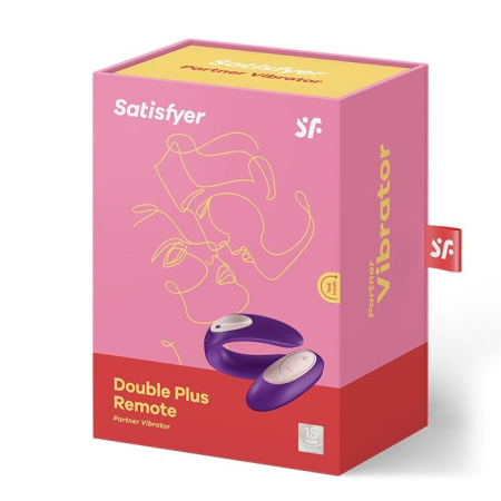 Вібратор для пар Satisfyer Double Plus Remote з пультом ДК та двома моторчиками - фото №2