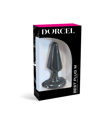 Анальна пробка Dorcel Best Plug M м'який soft-touch силікон, макс. діаметр 4,1см - фото №2