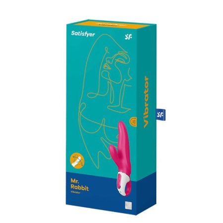 Потужний вібратор-кролик Satisfyer Vibes Mr. Rabbit, два мотори, литий силікон, 12 режимів роботи - фото №3