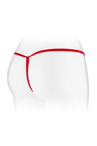 Трусики-стрінги з доступом Fashion Secret DANUTA Red - фото №2