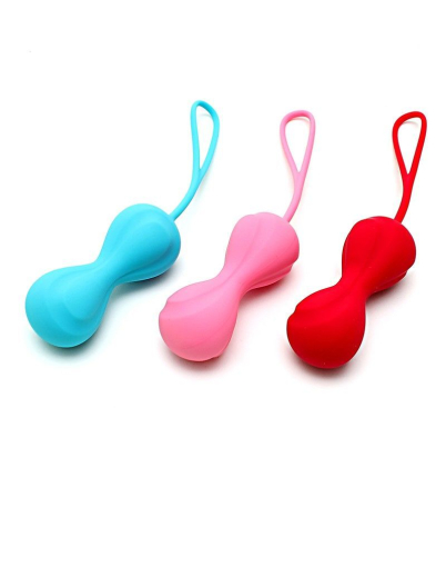 Вагінальні кульки Satisfyer Power Balls (3 пари), діаметр 3,4см, маса 60-76-92г, з кулькою всередині - фото №3