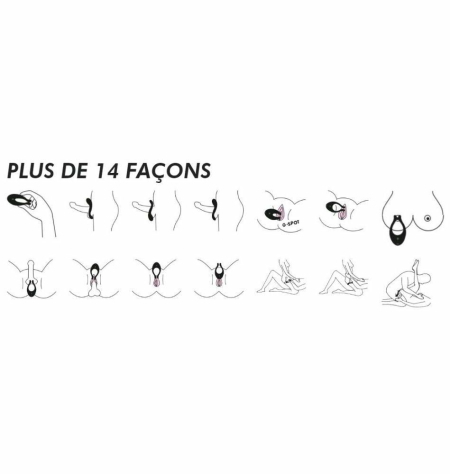 Вібратор для пар Satisfyer Endless Love Blue, 3 незалежні мотори, багатофункціональний №7