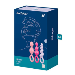 Набір анальних іграшок Satisfyer Plugs (set of 3) - Booty Call, макс. діаметр 3 см - - фото №3