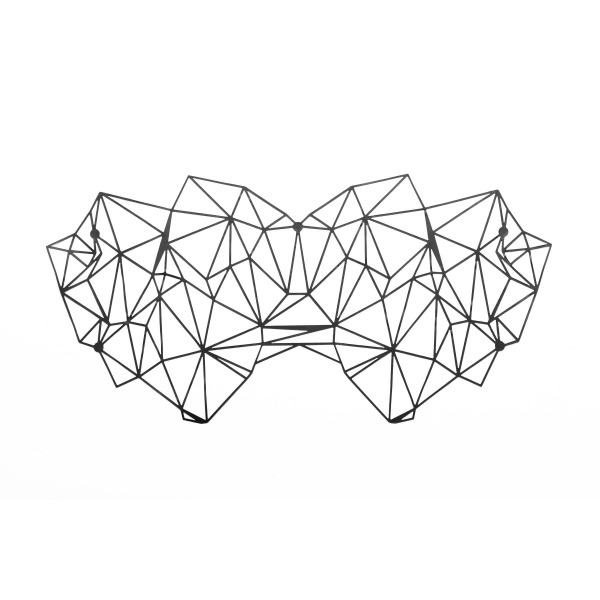 Маска на обличчя Bijoux Indiscrets - Kristine Mask, вінілова, клейове кріплення, без зав'язок - фото