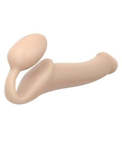Безремінний страпон Strap-On-Me Flesh L, повністю регульований, діаметр 3,7 см - фото №2