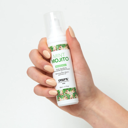 Масажна олія EXSENS Mojito 50мл розігрівальна, без цукру, без парабенів, їстівна - фото №3