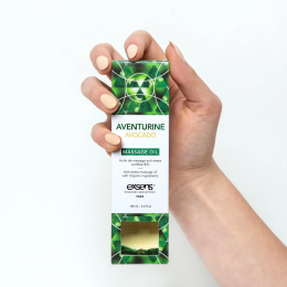 Масажна олія EXSENS Aventurine Avocado (антистрес з авантюрином) 100мл, натуральна - - фото №3