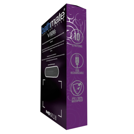 Вібропуля Bathmate Vibe Bullet Chrome, глибока потужна вібрація - фото №4