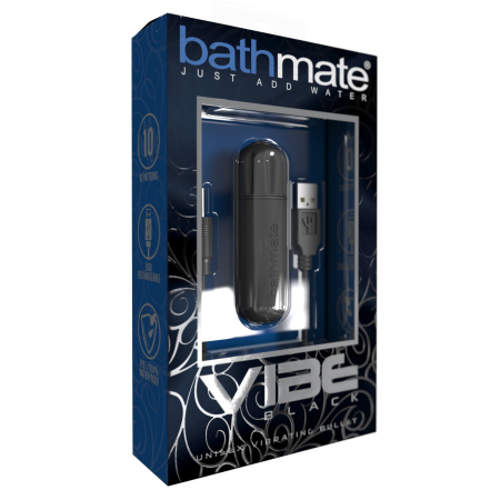 Вібропуля Bathmate Vibe Bullet Black, глибока потужна вібрація - фото №3