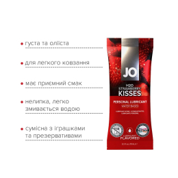 Пробник JO H2O - STRAWBERRY (10 мл) - - фото №3