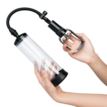 Вакуумна помпа з ручним насосом Men Powerup Black - фото №4