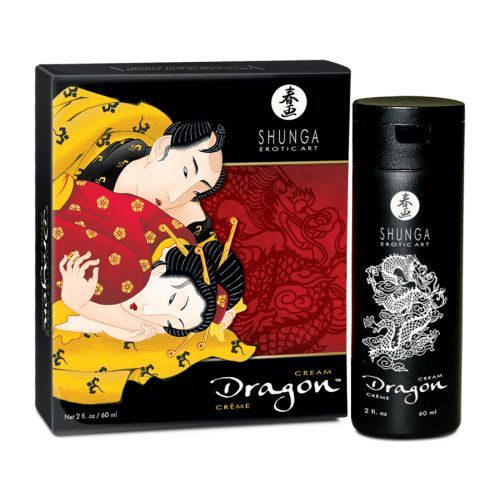 Стимулювальний крем для пар Shunga SHUNGA Dragon Cream (60 мл), ефект тепло-холод та поколювання - фото
