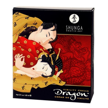 Стимулювальний крем для пар Shunga SHUNGA Dragon Cream (60 мл), ефект тепло-холод та поколювання - фото №2