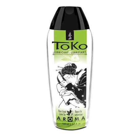 Лубрикант на водній основі Shunga Toko AROMA – Pear & Exotic Green Tea (165 мл), не містить цукру - фото