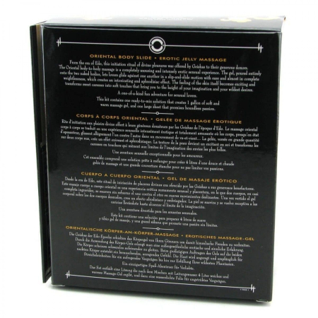 Гель для NURU-масажу Shunga Oriental Body-to-Body – Melon Mango (2 x 225 мл) плюс простирадло - фото №4