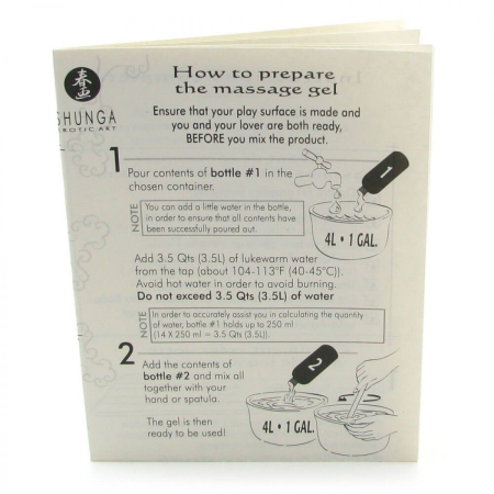 Гель для NURU-масажу Shunga Oriental Body-to-Body – Melon Mango (2 x 225 мл) плюс простирадло - фото №5