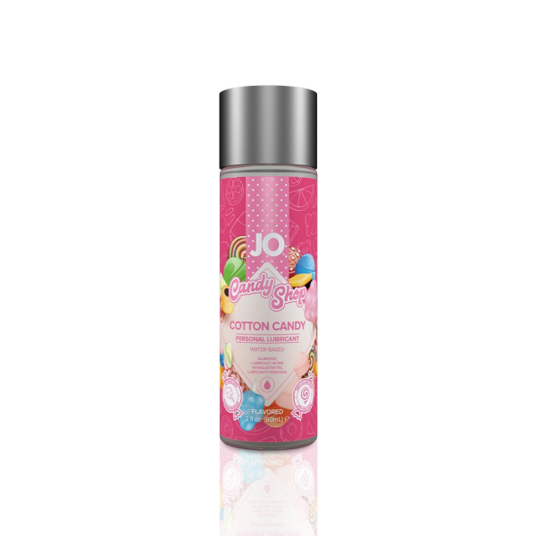 Лубрикант на водній основі JO H2O — Candy Shop — Cotton Candy (60 мл) без цукру та парабенів - фото