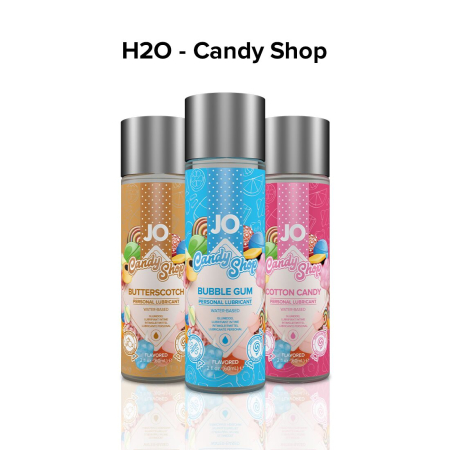 Лубрикант на водній основі JO H2O — Candy Shop — Cotton Candy (60 мл) без цукру та парабенів - фото №5