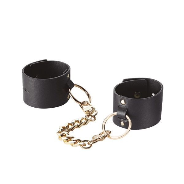 Наручники Bijoux Indiscrets MAZE — Wide Cuffs Black - фото