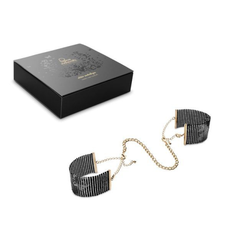 Наручники Bijoux Indiscrets Desir Metallique Handcuffs - Black, металеві, стильні браслети - фото №4