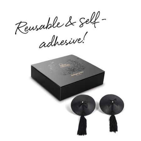 Пестіс Bijoux Indiscrets Burlesque pasties ORIGINAL BLACK - фото №5