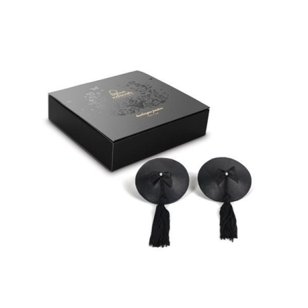 Пестіс Bijoux Indiscrets Burlesque pasties ORIGINAL BLACK - фото №3