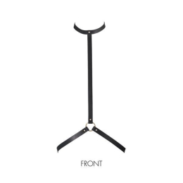 Портупея Bijoux Indiscrets MAZE - I Harness Black, екошкіра, дуже стильна - фото