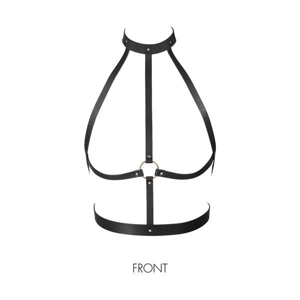 Портупея Bijoux Indiscrets MAZE — H Harness Black - фото