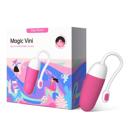 Смарт-віброяйце Magic Motion Vini Pink, керування зі смартфона - фото №7