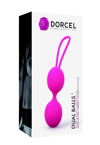 Вагінальні кульки Dorcel Dual Balls Magenta, діаметр 3,6см, вага 55гр №3