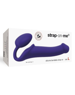 Безремінний страпон Strap-On-Me Violet L, повністю регульований, діаметр 3,7 см - - фото №3