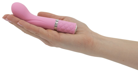 Розкішний вібратор Pillow Talk - Racy Pink з кристалом Сваровські для точки G, подарункове паковання - фото №5