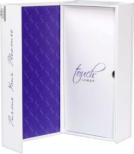 Вібратор-кролик з сенсорним управлінням і ротацією Touch by SWAN - Duo Purple, глибока вібрація - фото №10