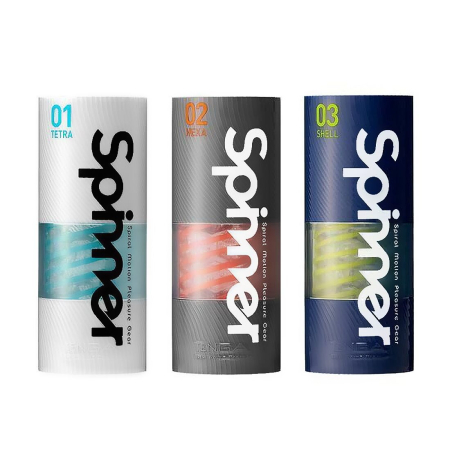 Мастурбатор Tenga Spinner 02 Hexa з пружною стимулювальною спіраллю всередині, стандартна спіраль - фото №7