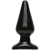 Анальна пробка Doc Johnson Smooth Classic Large - Black, макс. діаметр 5,7 см - фото