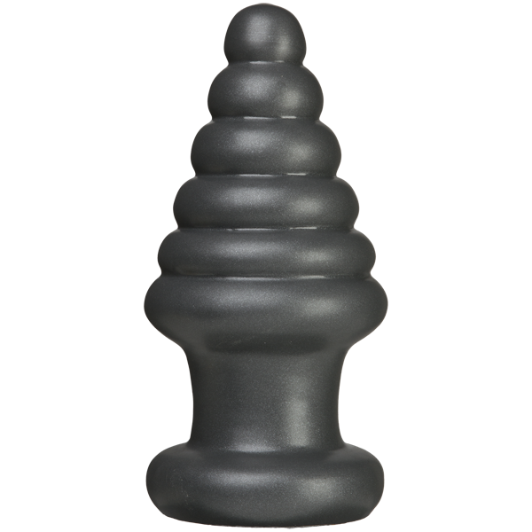 Анальна пробка для фістингу Doc Johnson American Bombshell Destroyer Gun Metal, діаметр 10,7 см - фото