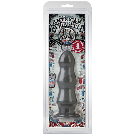 Анальна втулка для фістингу Doc Johnson American Bombshell - B-7 Tango - Gun Metal, діаметр 5,6см - фото №2