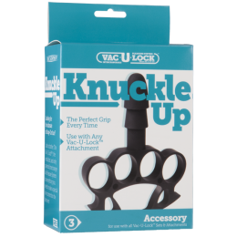Тримач-кастет Doc Johnson з кріпленням Vac-U-Lock - Knuckle Up для іграшок - - фото №4