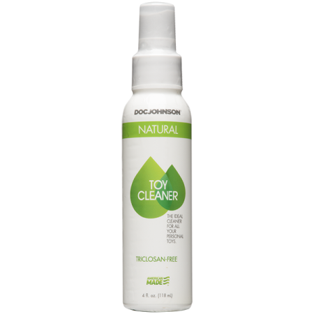 Дезінфекційний спрей Doc Johnson Natural Toy Cleaner (118 мл) без триклозану, сульфатів і парабенів - фото